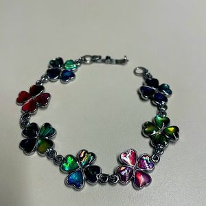 BLUE, GREEN, ROSE CHAMROCK  BRACELET